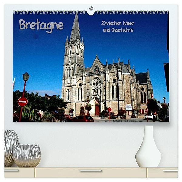 Bretagne - Zwischen Meer und Geschichte (hochwertiger Premium Wandkalender 2024 DIN A2 quer), Kunstdruck in Hochglanz, Peter Hofmann