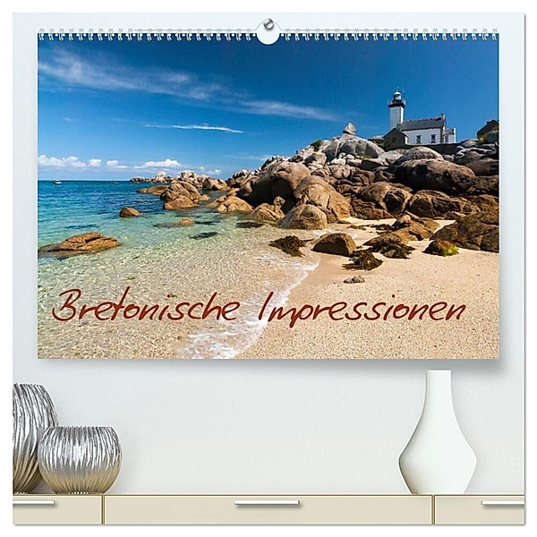Bretonische Impressionen (hochwertiger Premium Wandkalender 2024 DIN A2 quer), Kunstdruck in Hochglanz, Klaus Hoffmann