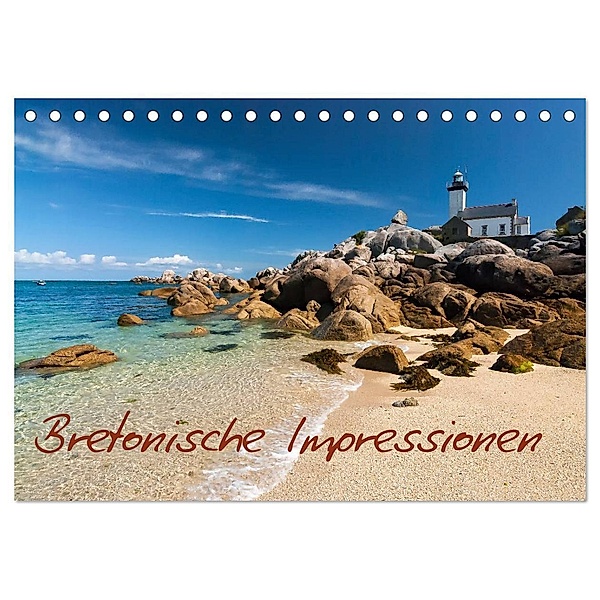 Bretonische Impressionen (Tischkalender 2024 DIN A5 quer), CALVENDO Monatskalender, Klaus Hoffmann