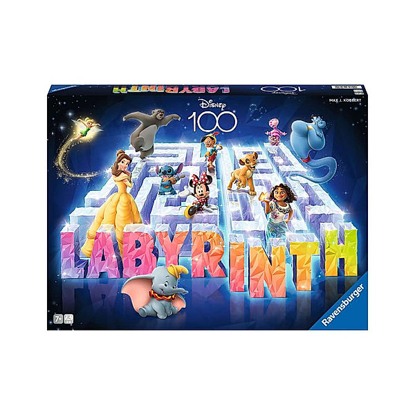 Ravensburger Verlag Brettspiel LABYRINTH  DISNEY 100 in bunt, Max Kobbert