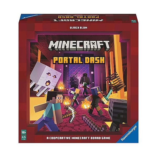 Ravensburger Verlag Brettspiel MINECRAFT - PORTAL DASH, Ulrich Blum