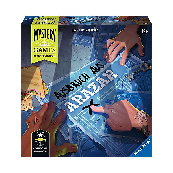 Ravensburger Verlag Brettspiel MYSTERY GAMES - DER AUSBRUCH AUS ARAZAR, Inka Brand, Markus Brand