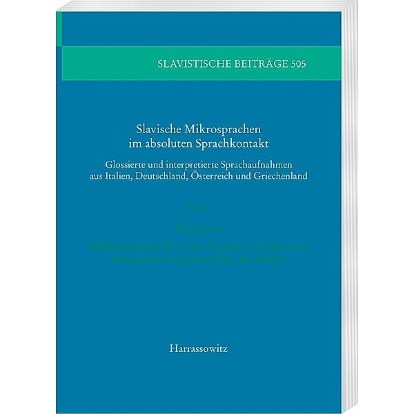 Breu, W: Slavische Mikrosprachen im absoluten Sprachkontakt, Walter Breu