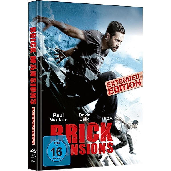 Brick Mansions Limited Mediabook, Paul Walker, David Belle, Rza