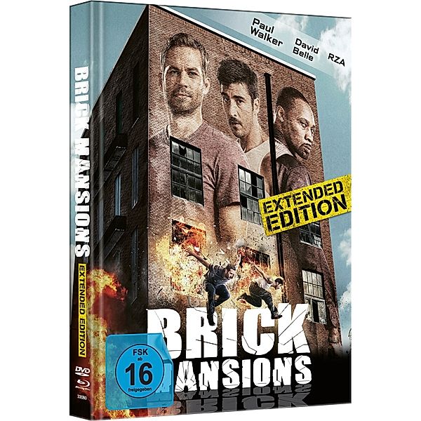 Brick Mansions Limited Mediabook, Paul Walker, David Belle, Rza