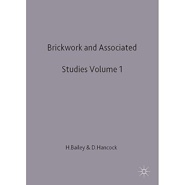 Brickwork 1 and Associated Studies, Harold Bailey, David W. Hancock