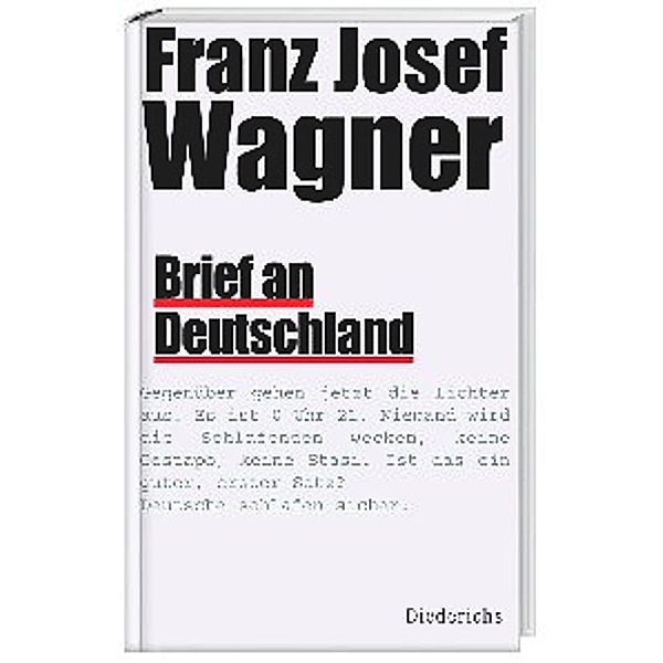 Brief an Deutschland, Franz J. Wagner
