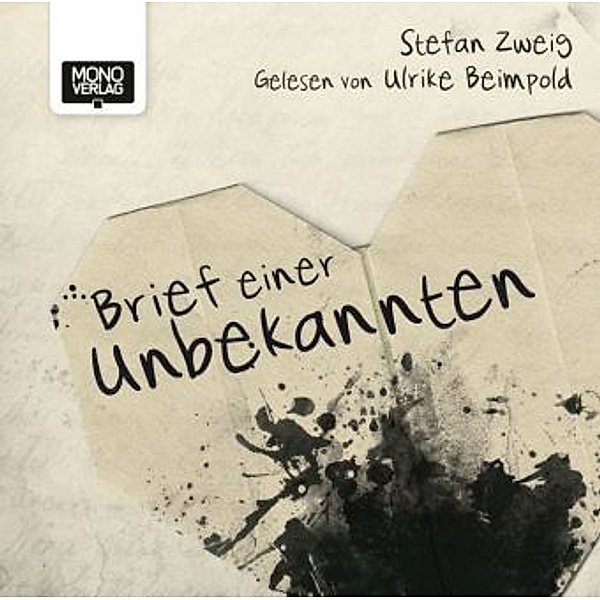 Brief einer Unbekannten,2 Audio-CDs, Stefan Zweig