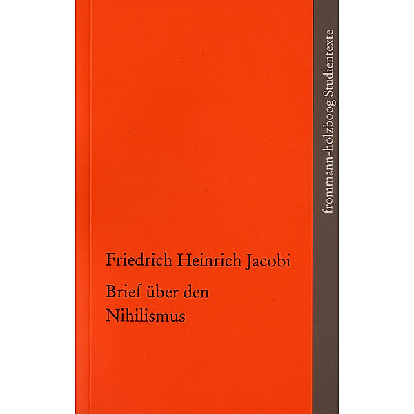 Brief über den Nihilismus, Friedrich Heinrich Jacobi