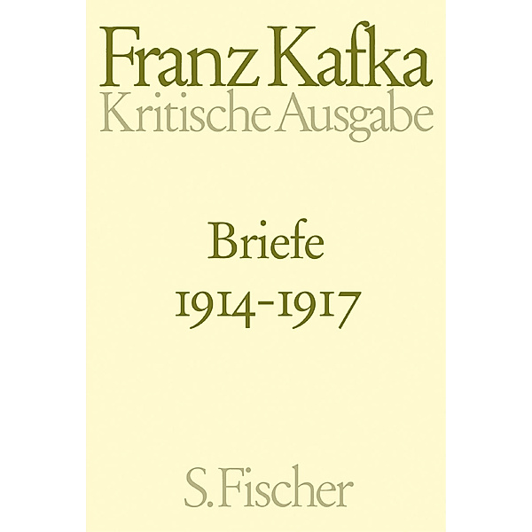 Briefe 1914-1917 / Briefe Franz Kafka Bd.3, Franz Kafka
