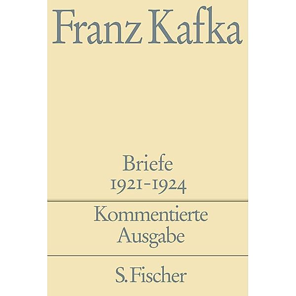 Briefe 1921-1924 / Briefe Franz Kafka Bd.5, Franz Kafka