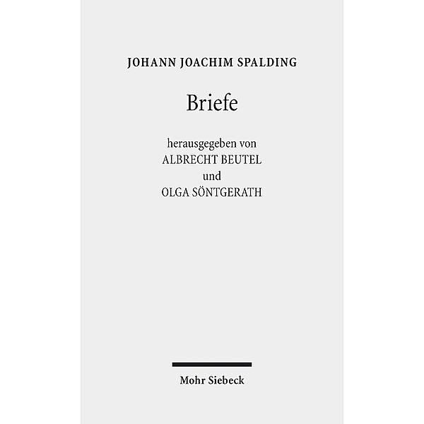 Briefe, Johann J. Spalding