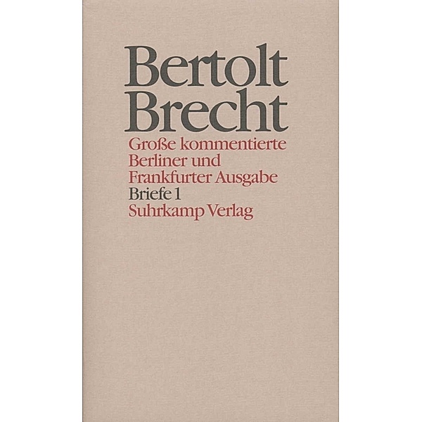 Briefe.Tl.1, Bertolt Brecht