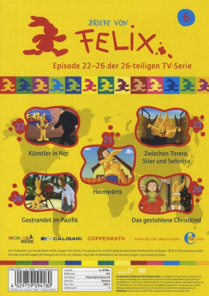 Briefe von Felix 1. Staffel, 26 Folgen DVD | Weltbild.de