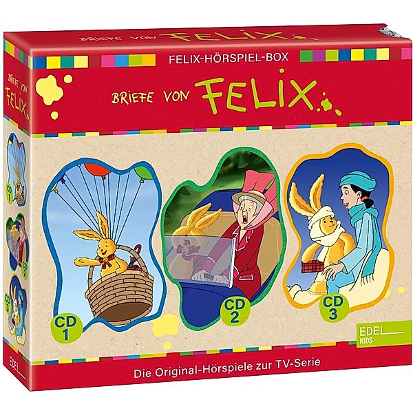 Briefe von Felix - Hörspiel-Box.Box.1-3,3 Audio-CD, Felix-Briefe Von
