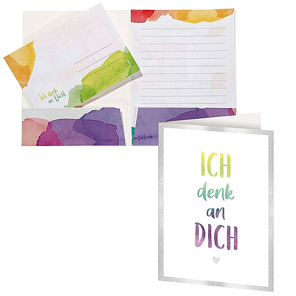 Briefpapier-Set »Ich denk an dich«