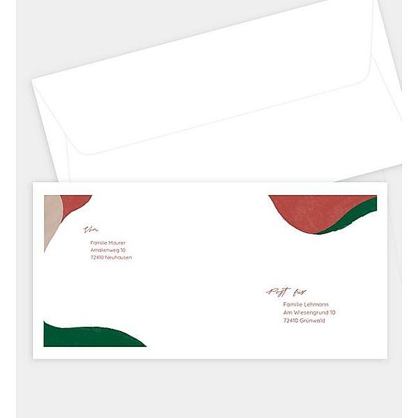 Briefumschlag amorphous, DIN lang Briefumschlag gerade (220 x 110mm)