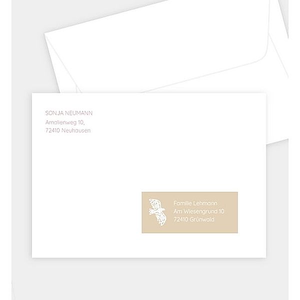 Briefumschlag Bird · Crafty, C6 Briefumschlag gerade (162 x 114mm)