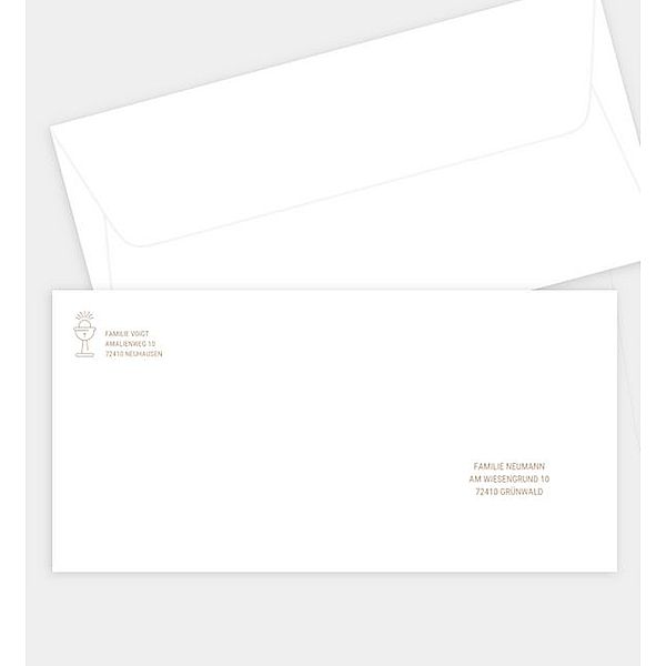 Briefumschlag Crafty Day, DIN lang Briefumschlag gerade (220 x 110mm)