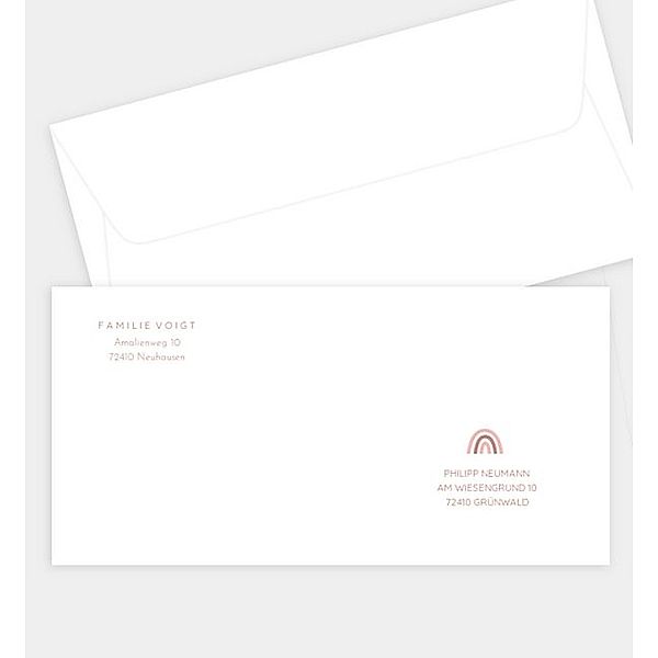 Briefumschlag Cute Mobile, DIN lang Briefumschlag gerade (220 x 110mm)
