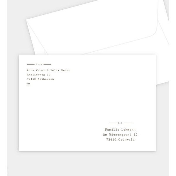Briefumschlag Destiny, C6 Briefumschlag gerade (162 x 114mm)