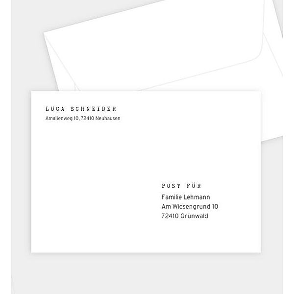 Briefumschlag Diem, C6 Briefumschlag gerade (162 x 114mm)