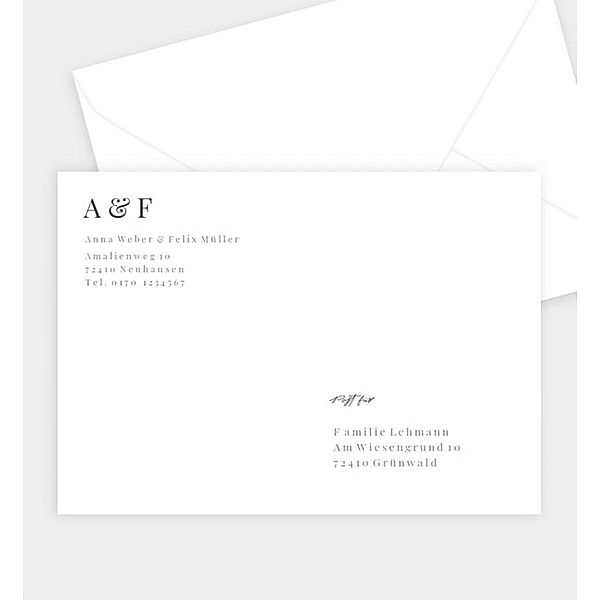 Briefumschlag Editorial Wedding Style · Crafty, B6 Briefumschlag spitz (176 x 125mm)