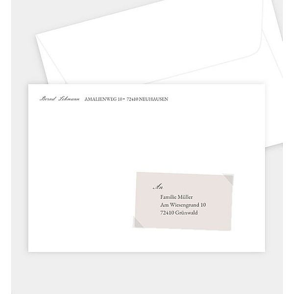 Briefumschlag Fotoalbum, B6 Briefumschlag gerade (176 x 125mm)