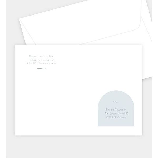 Briefumschlag Himmelsfenster, B6 Briefumschlag gerade (176 x 125mm)