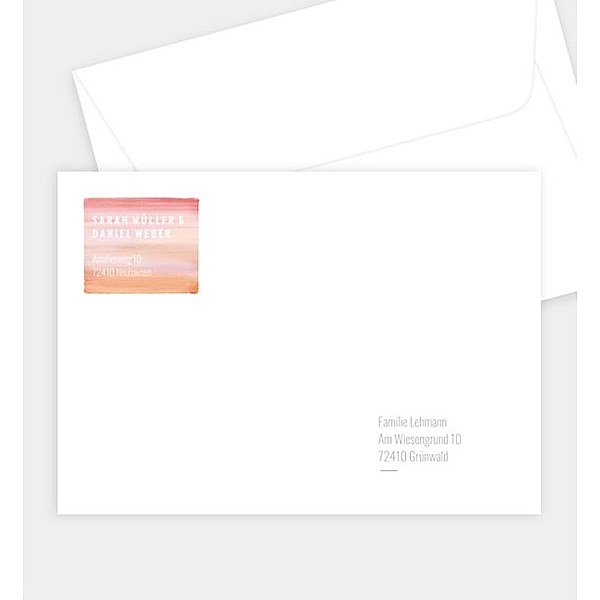 Briefumschlag kleiner abdruck, B6 Briefumschlag gerade (176 x 125mm)