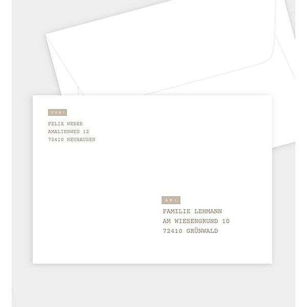 Briefumschlag My Day - Crafty, C6 Briefumschlag gerade (162 x 114mm)