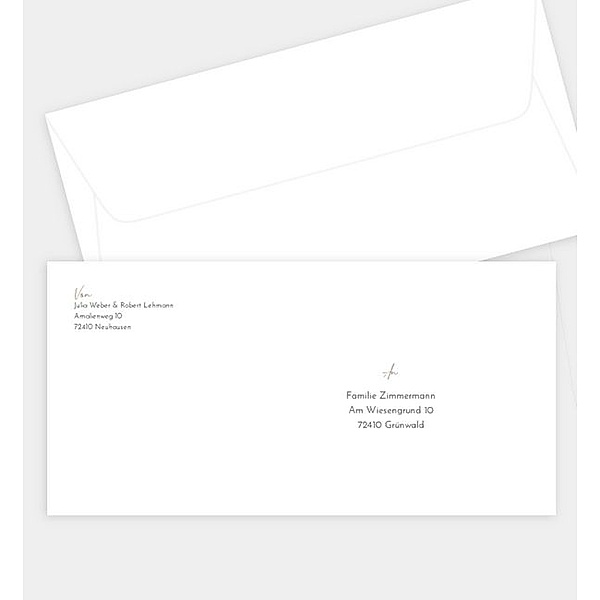 Briefumschlag Nice day, DIN lang Briefumschlag gerade (220 x 110mm)