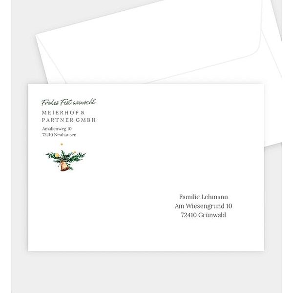 Briefumschlag Öko Tanne - Crafty, B6 Briefumschlag gerade (176 x 125mm)