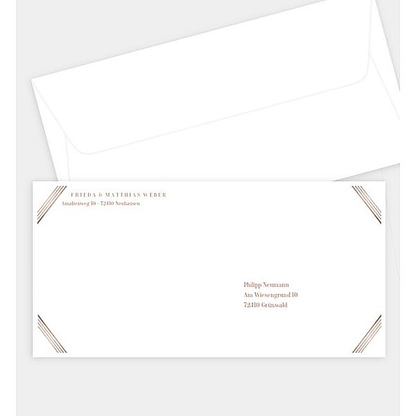 Briefumschlag Our delight, DIN lang Briefumschlag gerade (220 x 110mm)