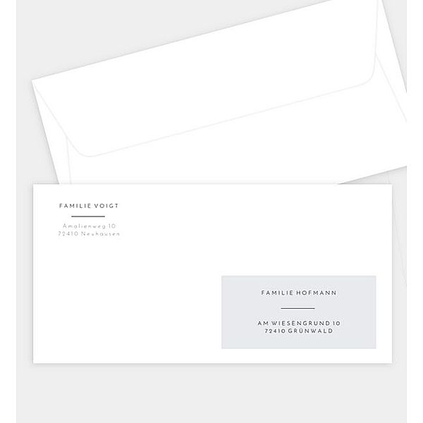 Briefumschlag Seaside, DIN lang Briefumschlag gerade (220 x 110mm)