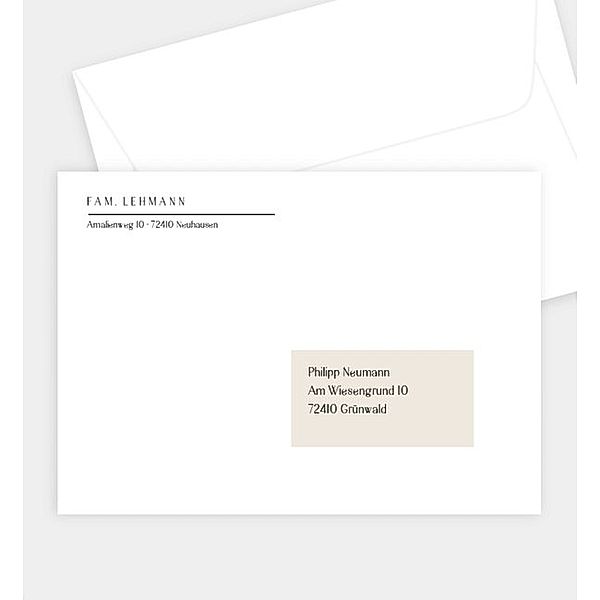 Briefumschlag Simple Magic, B6 Briefumschlag gerade (176 x 125mm)