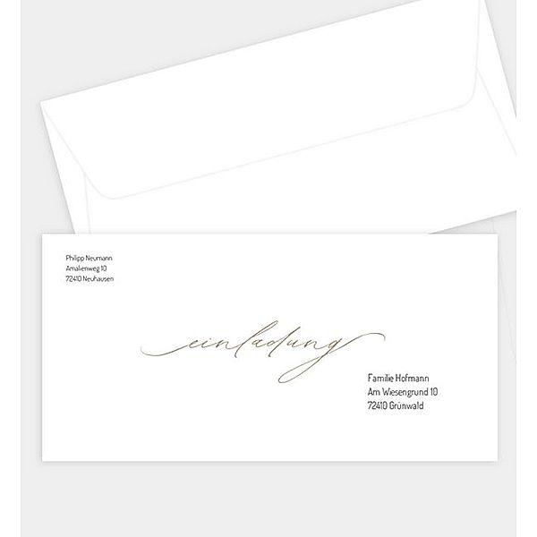 Briefumschlag Special day · Crafty, DIN lang Briefumschlag gerade (220 x 110mm)