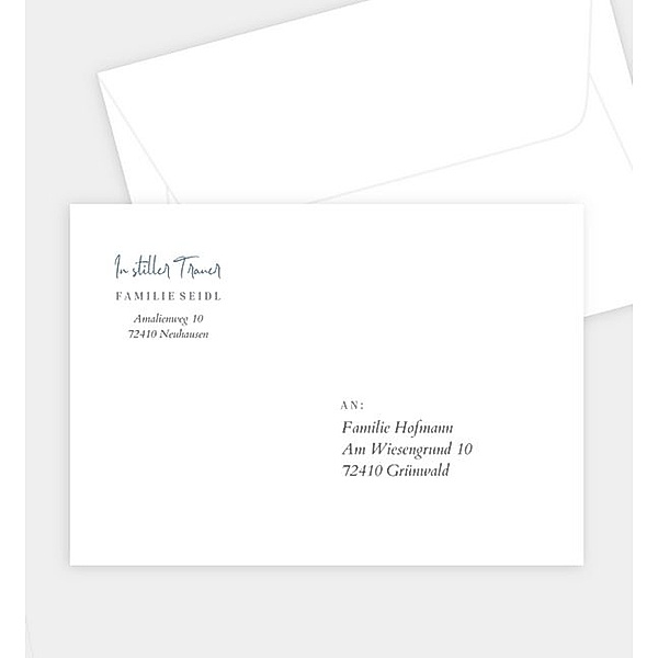 Briefumschlag Transparent, C6 Briefumschlag gerade (162 x 114mm)