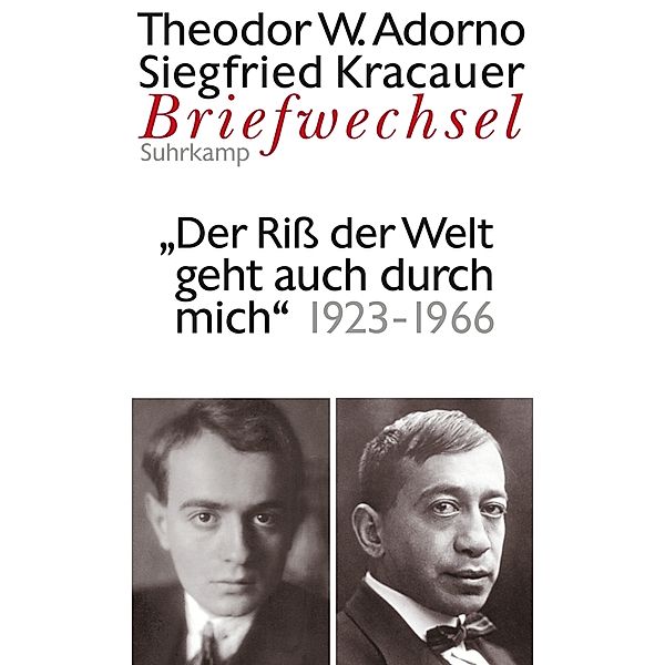 Briefwechsel 1923-1966, Theodor W. Adorno, Siegfried Kracauer