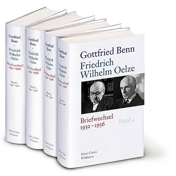 Briefwechsel 1932-1956, 4 Teile, Gottfried Benn, Friedrich Wilhelm Oelze