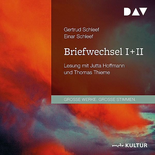 Briefwechsel I + II, Einar Schleef, Gertrud Schleef