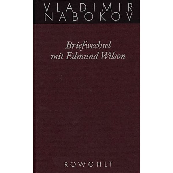 Briefwechsel mit Edmund Wilson 1940-1971, Vladimir Nabokov, Edmund Wilson