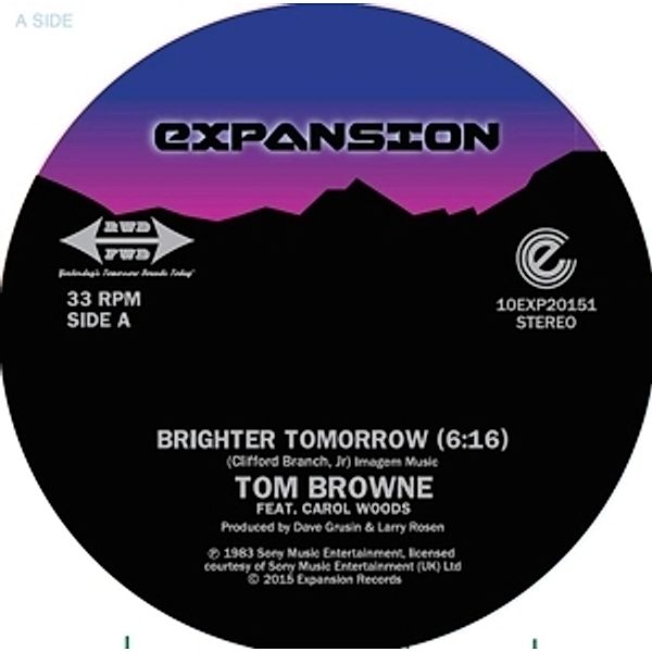 Brighter Tomorrow (Vinyl), Tom Browne, Diplomats Of Soul