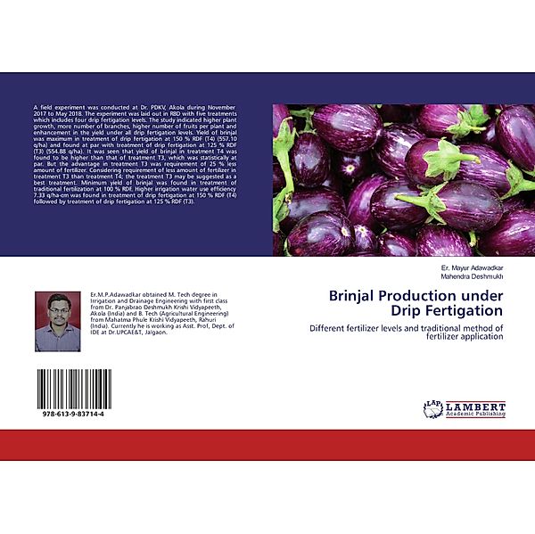 Brinjal Production under Drip Fertigation, Er. Mayur Adawadkar, Mahendra Deshmukh