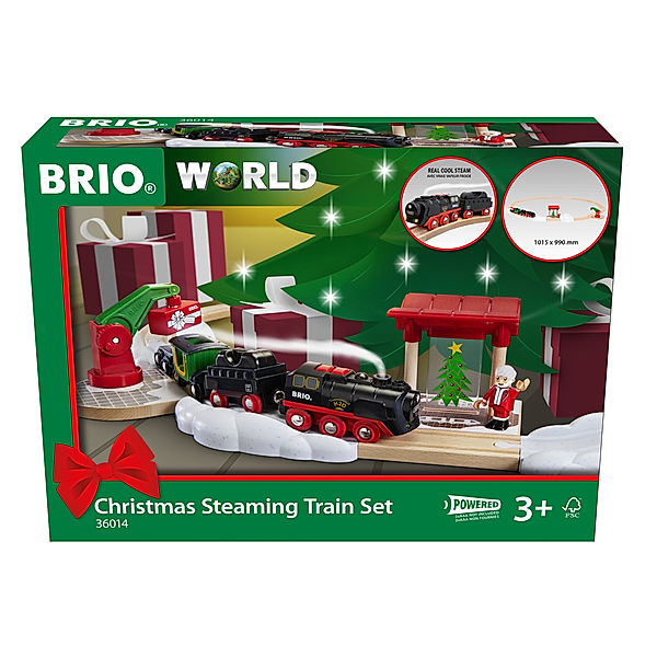 Brio BRIO Batterie-Dampflok Weihnachts-Set