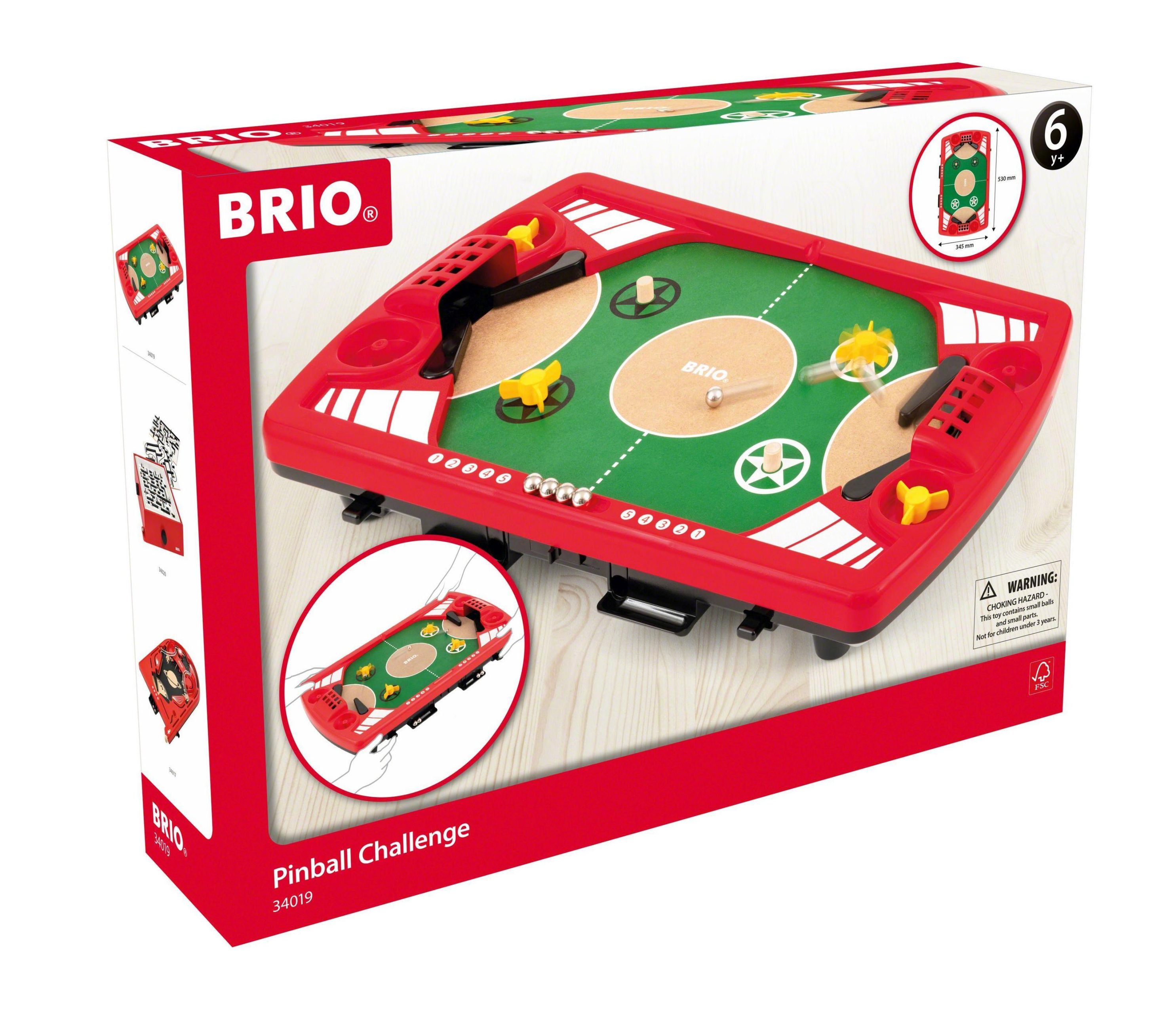 BRIO Spiele 34019 Tischfußball-Flipper - Pinball als Holzspielzeug für  Kinder - Kinderspielzeug empfohlen ab 6 Jahren | Weltbild.at
