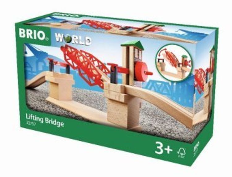 BRIO World 33757 Hebebrücke - Eisenbahnzubehör für die BRIO Holzeisenbahn -  Kleinkinderspielzeug empfohlen für Kinder ab | Weltbild.at