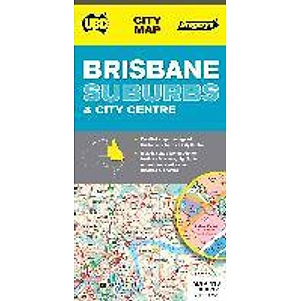 Brisbane Suburbs & City Centre  1 : 100 000