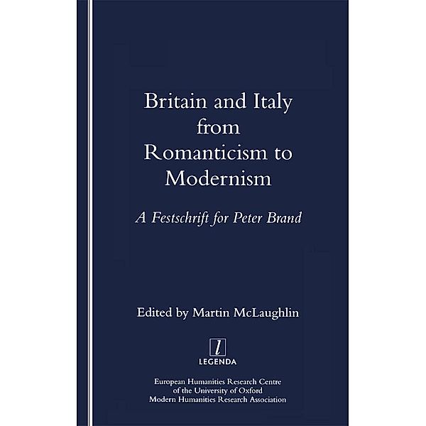 Britain and Italy from Romanticism to Modernism, Martin McLaughlin