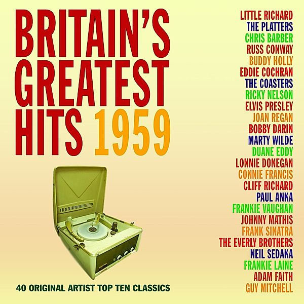 Britains Greatest Hits 59, Diverse Interpreten